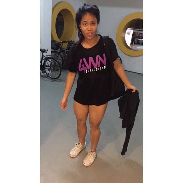 My favourite fitness girl with big thigh but I like her thigh more But she arrogance type