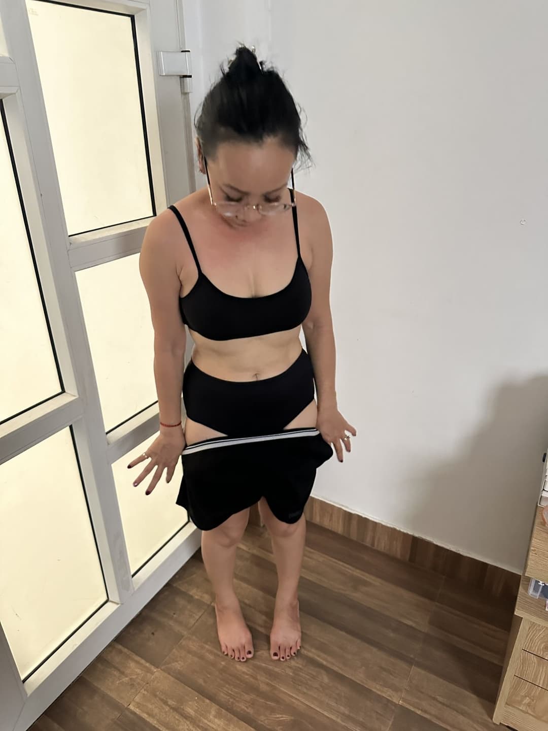 Made her strip, took pics and posted her