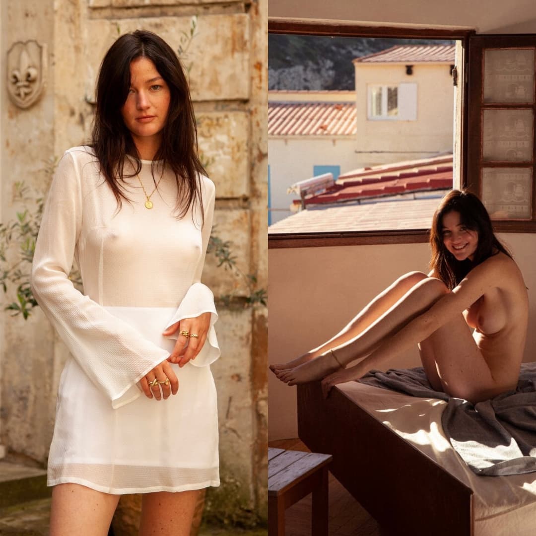 Stunning fashion model