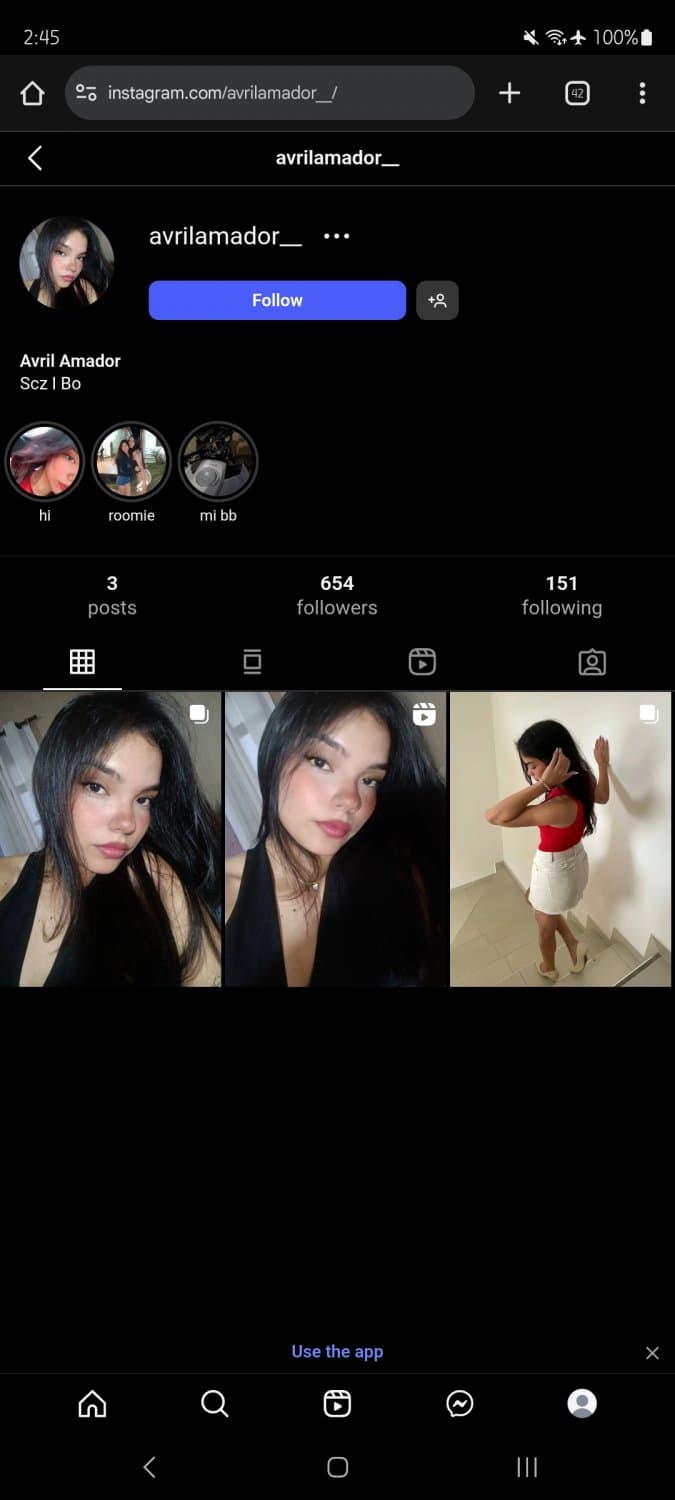 perdidos ya Bolivia putita