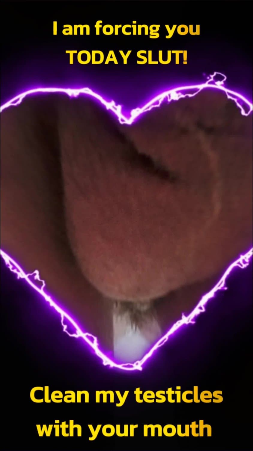 Taker POV - Lick clean my f* balls (testicles)