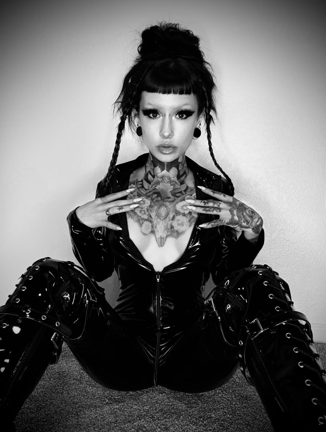 Art on my body, but the real masterpiece is how you’ll make me moan