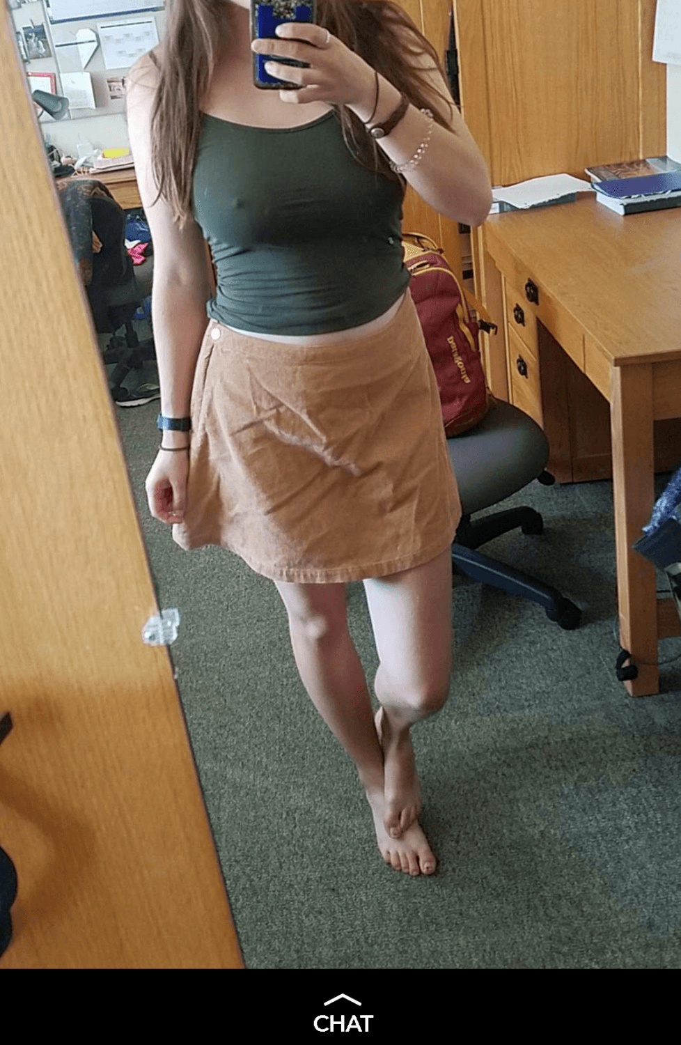 Sexy snapchat slut dorm  room striptease