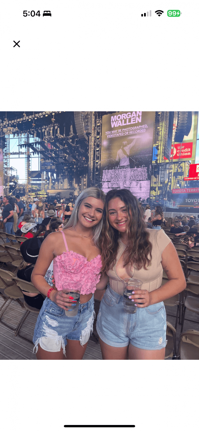 Hot Girls always go for the mean guys. Biker guy was making out with both of them as they strokedhim