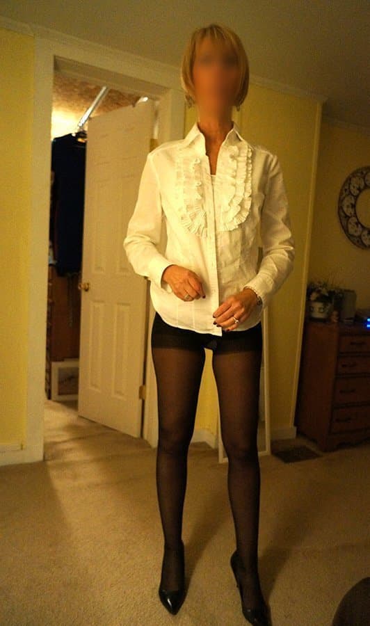 Wife in Black Pantyhose - [kik] timzbo010