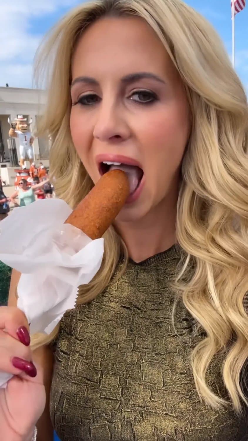 Tall hot sexy blonde Laura Rutledge.  Sexy supermodel turned into sexy Espn reporter