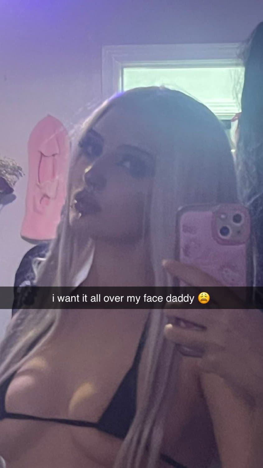 Pale goth teen is a slut for my BWC