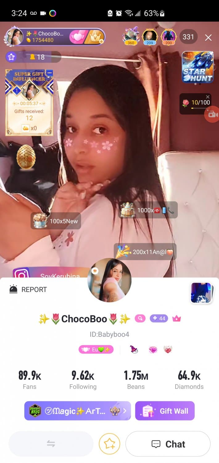 Venezolana gordita de bigo  ( chocc boo