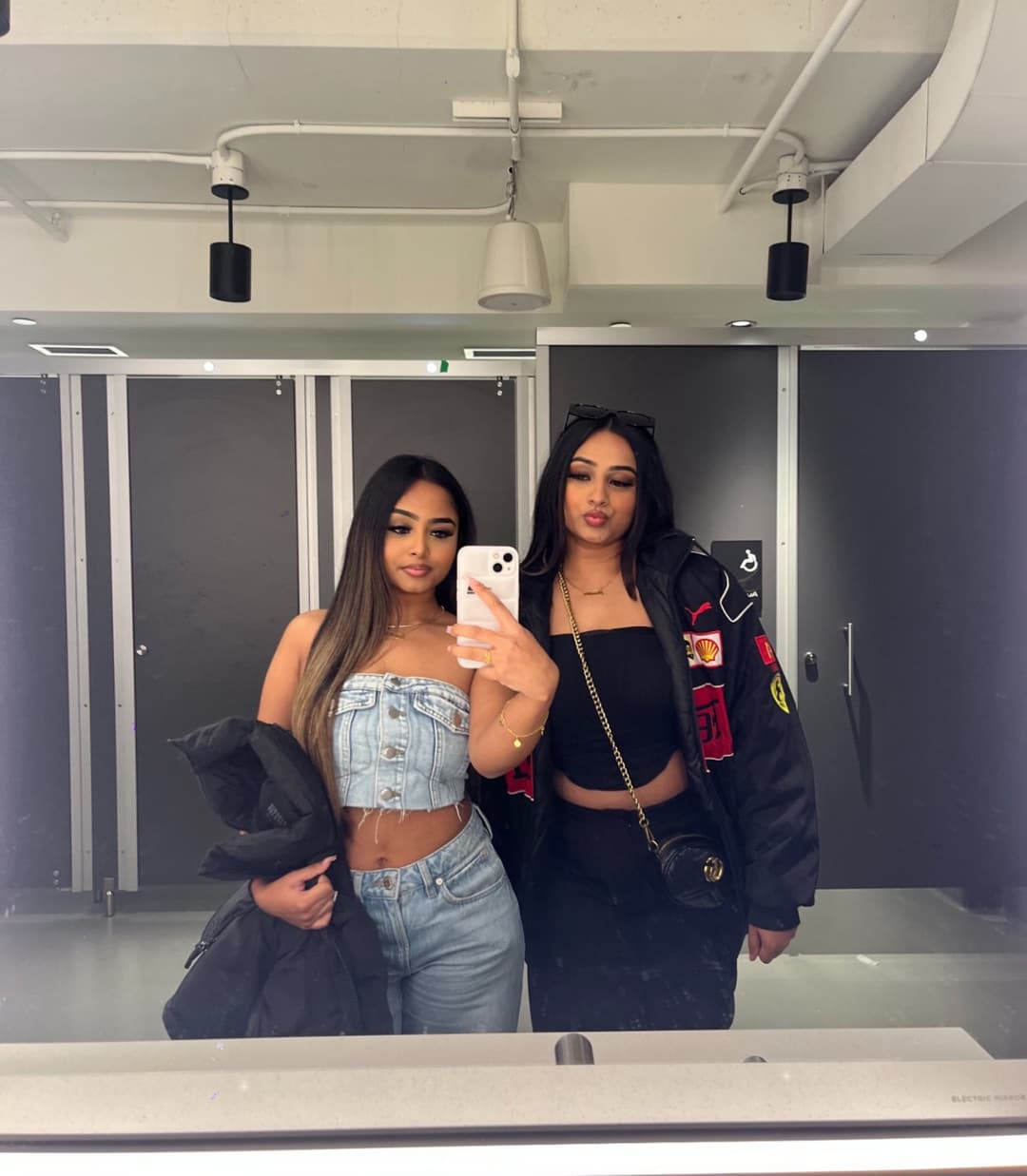 Big tits slutty sister duo