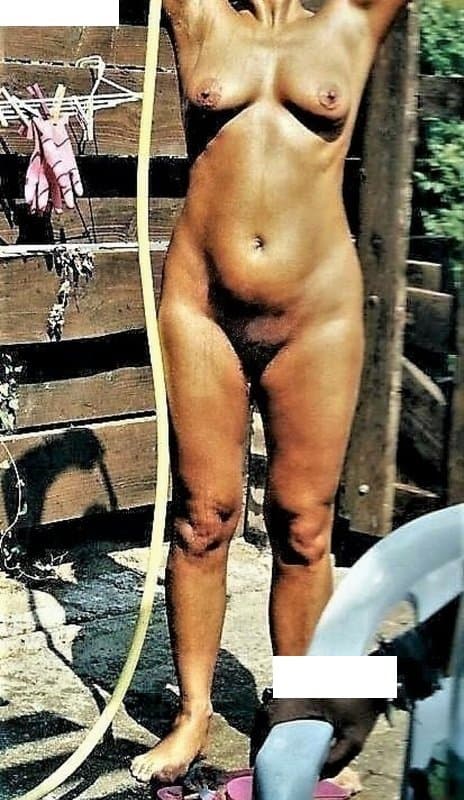 50yo chubby slut wife from Italy, nude beach