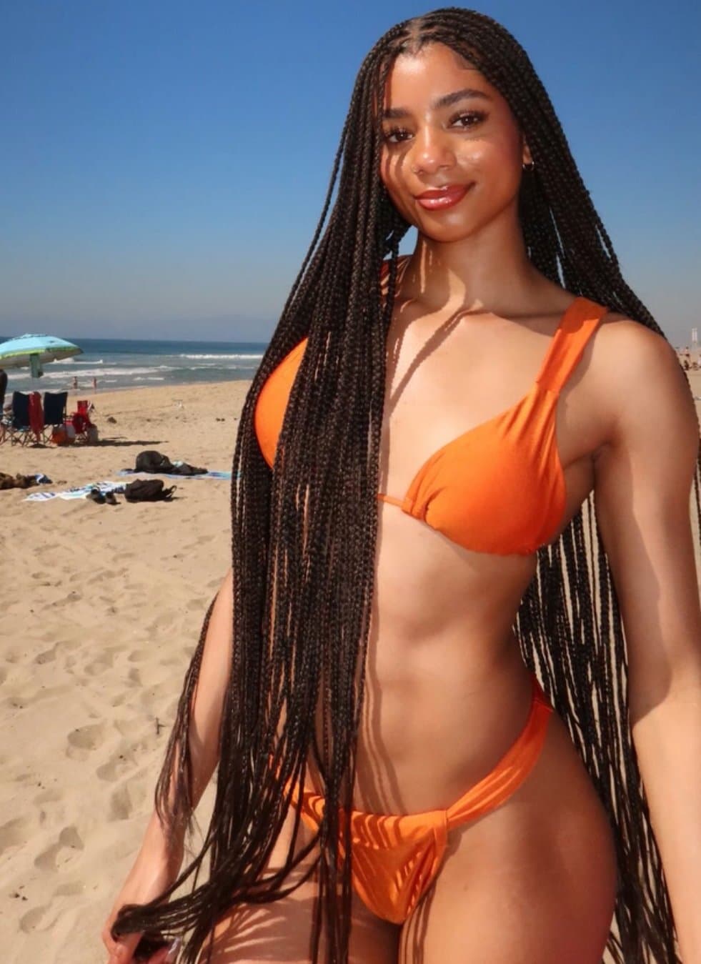 College Ebony Athlete Kayla(Bikini)(Uniform)