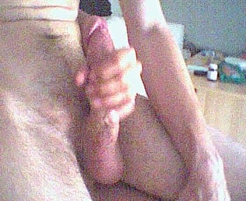 Jerking off big dick