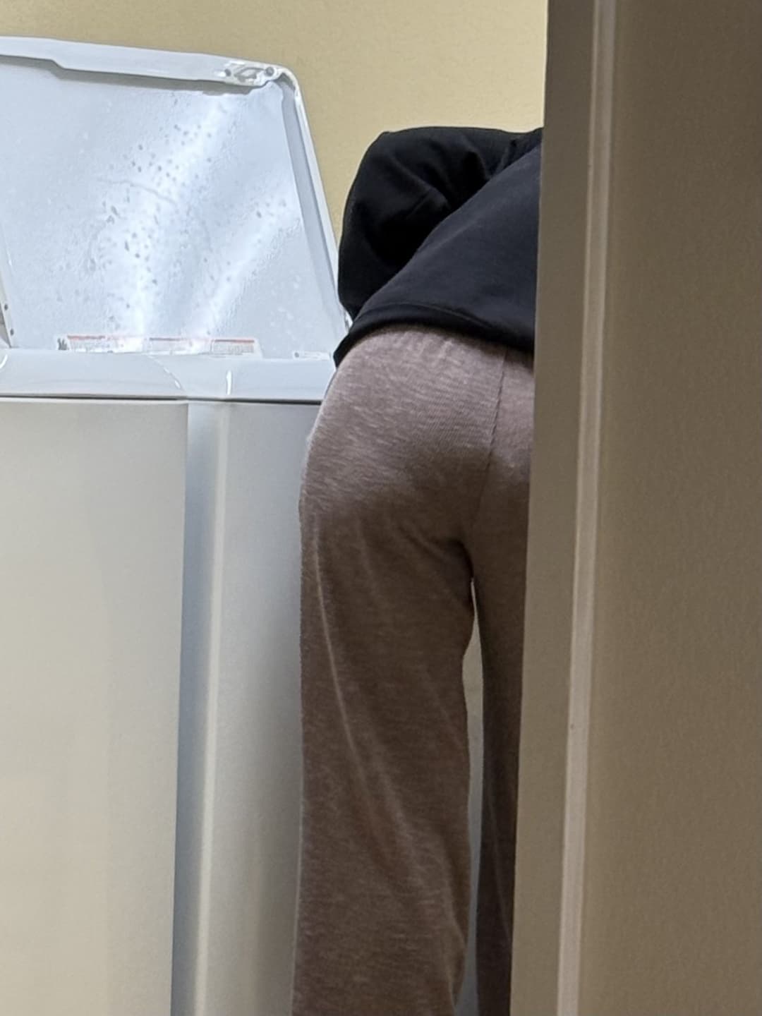 Good slut doing laundry
