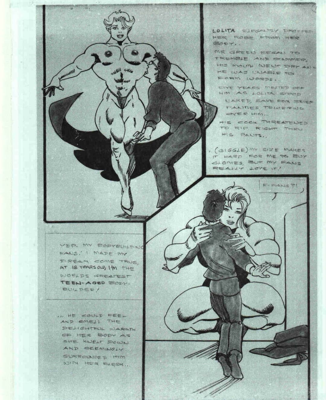 Naked bodybuilding photoshoot