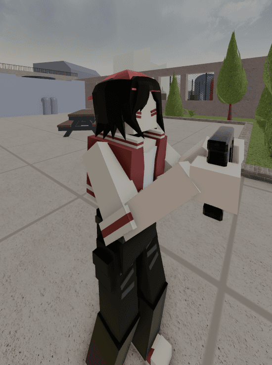 Someone create a video of this image? Bad Business Punk Business girl roll up sleeves and boobs