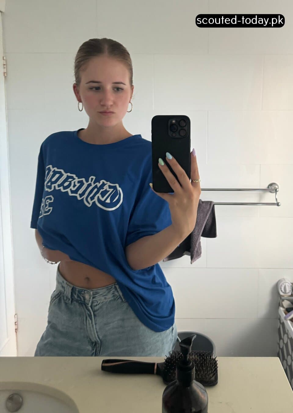 BUSTY Blonde College Slut with Tanlines LEAKED