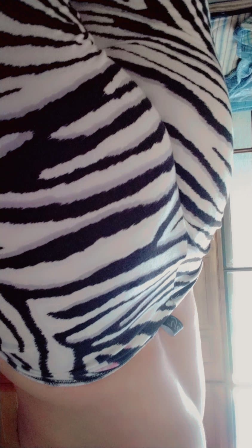 Culo en pijama de cebra