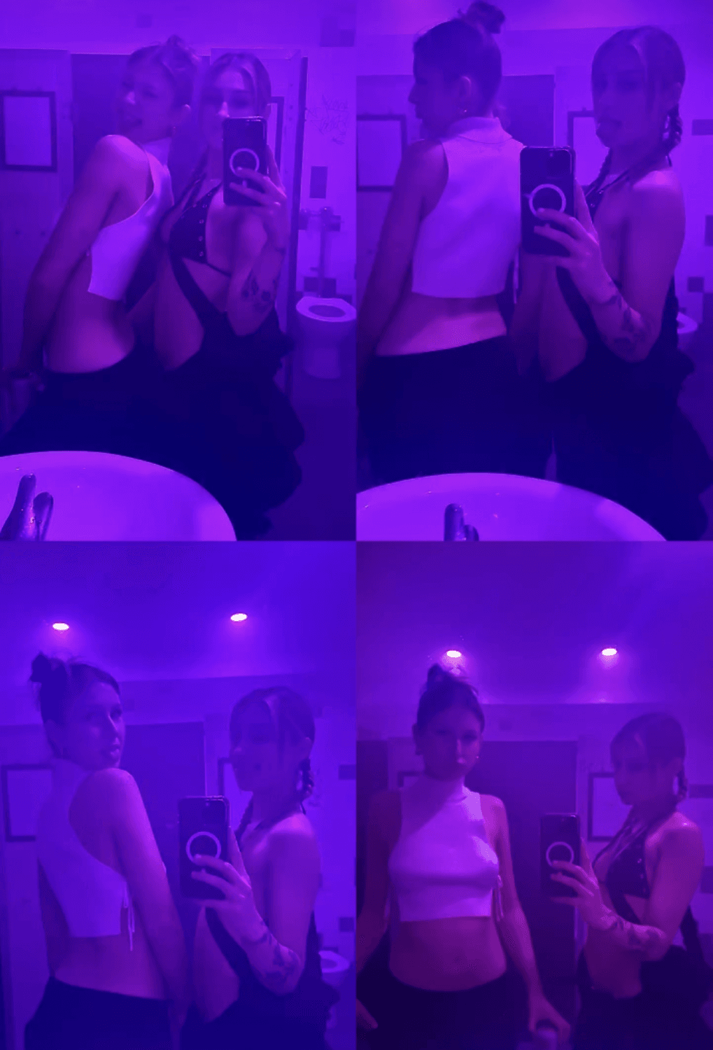 From party to the beach. To show off that slutty ass