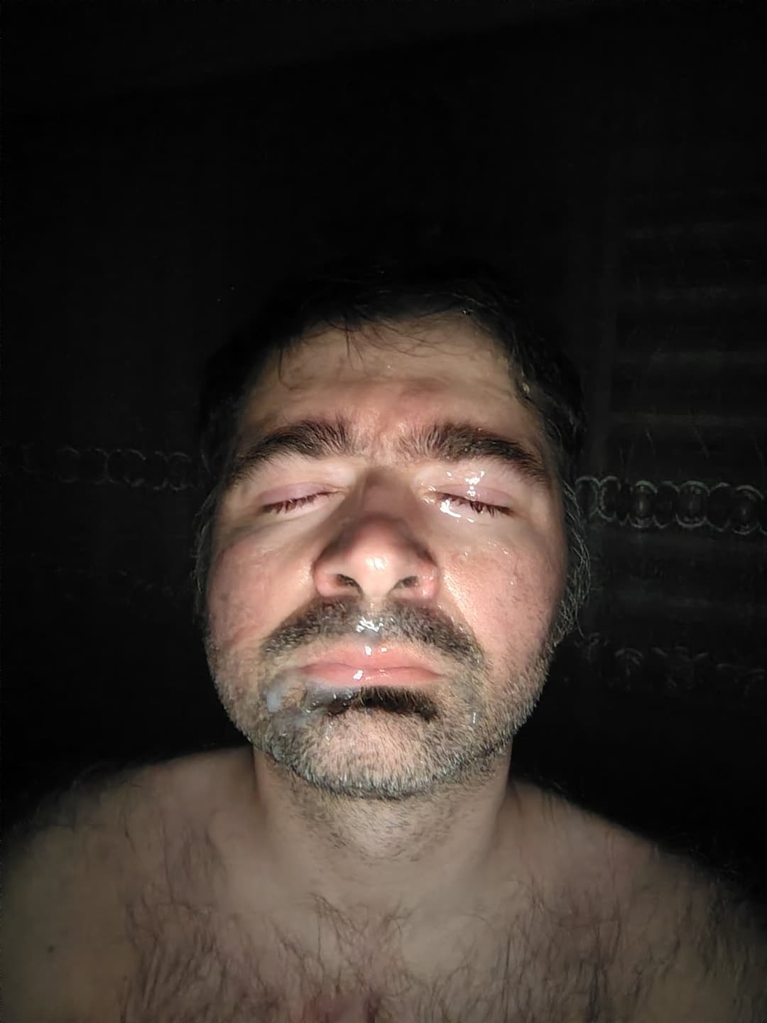 Splattered By My Own Cum