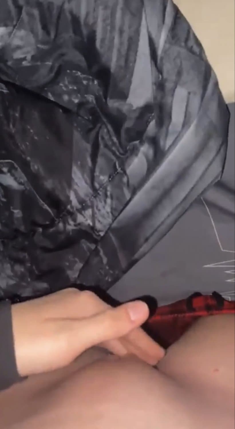 Sister asked sleeping brother to touch her pussy