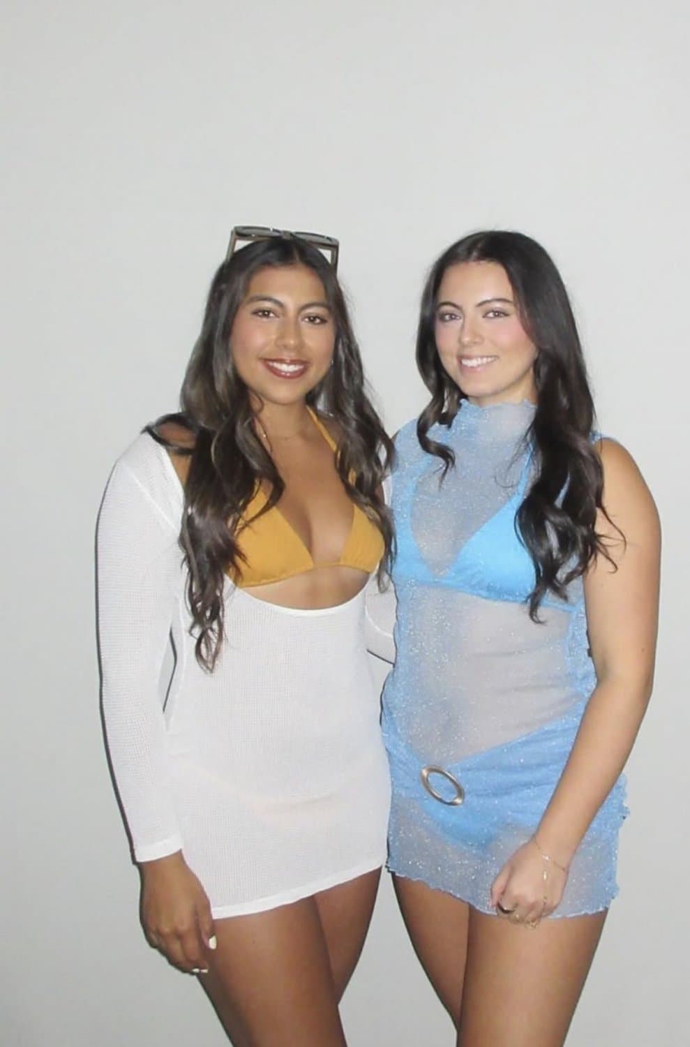 Which sister are you fucking first? Sophia on left or Alexa darker sister on right