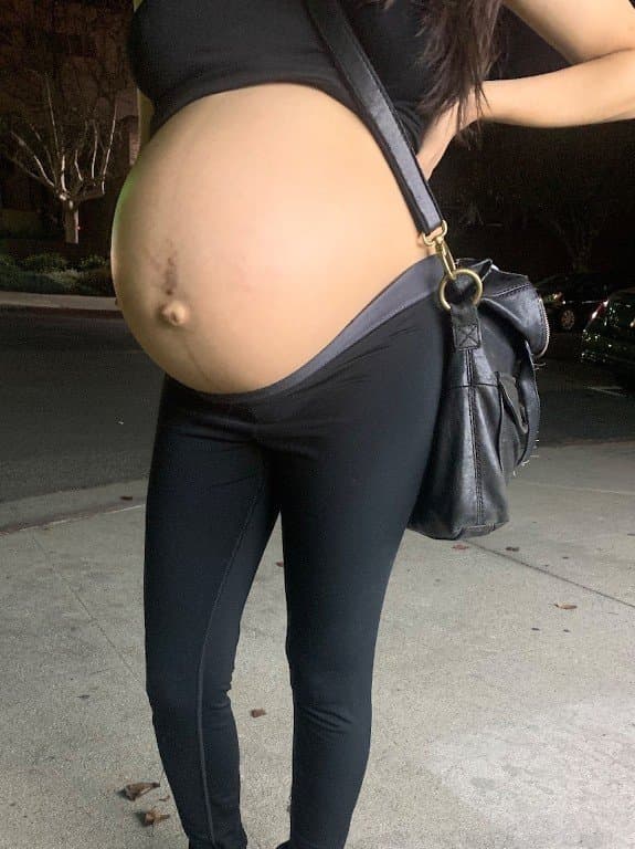 Ember Bastet Big Pregnant Belly