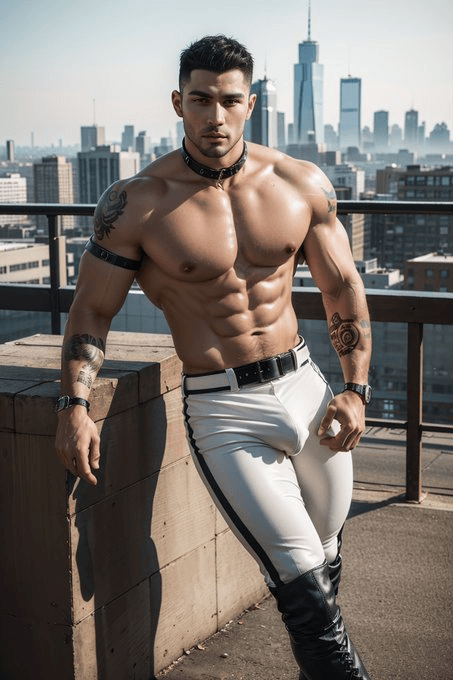 Click to view full size GAY A.I. MUSCLE MEN IN LINGERIE ???????