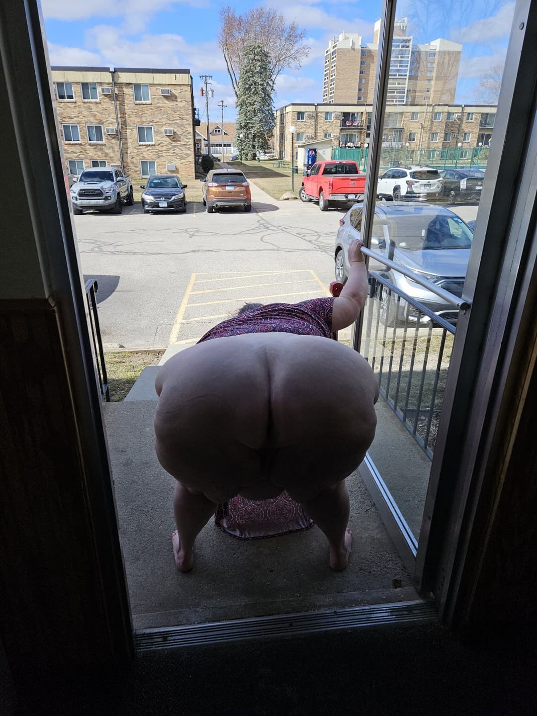 Nasty Public Fat Bitch Aprill Thompson is addicted to BBC