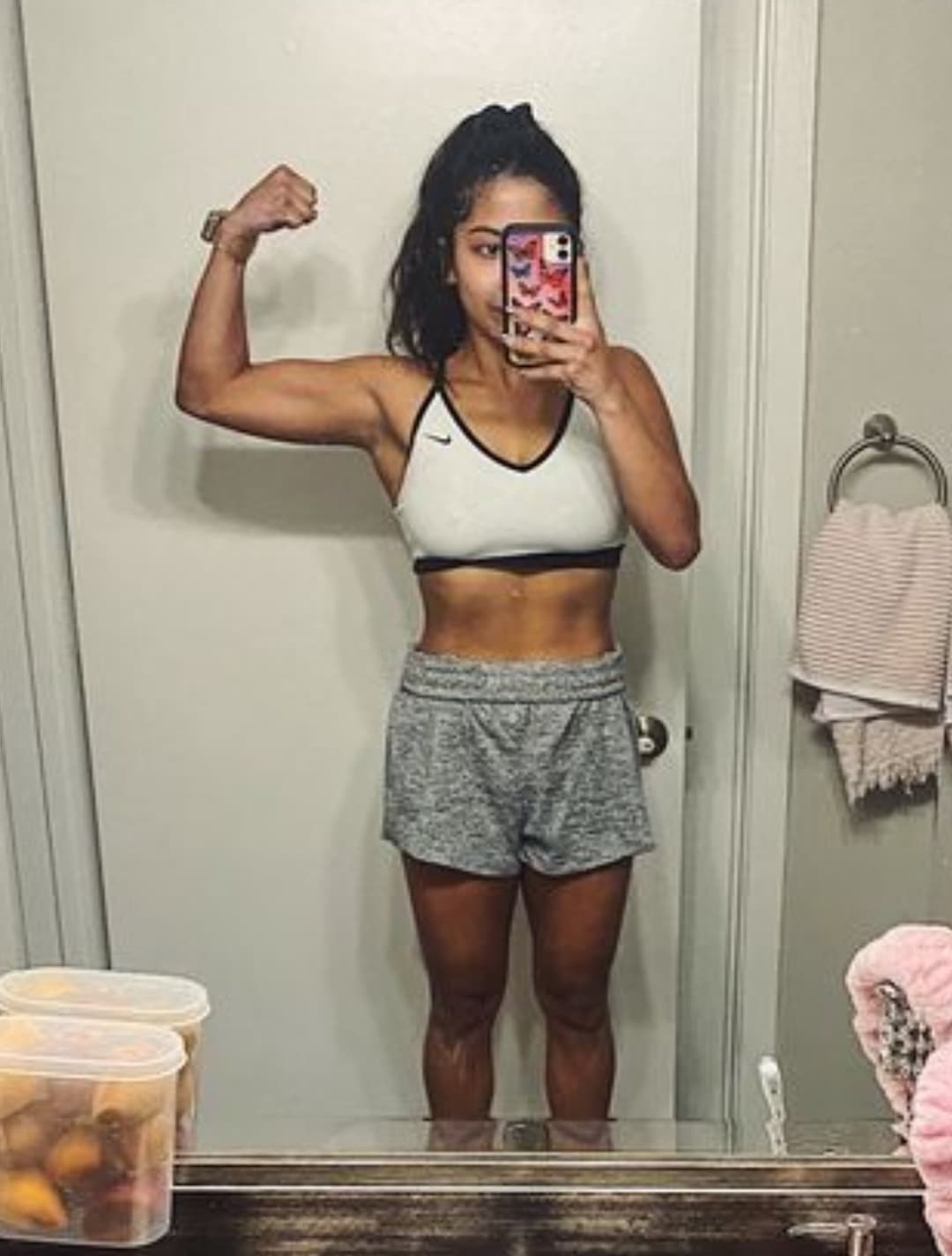 Tight Tiny College Cheerleader Georgie (Bikini)(Uniform)