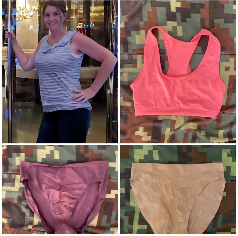 My sexy MILF aunts panties and bra