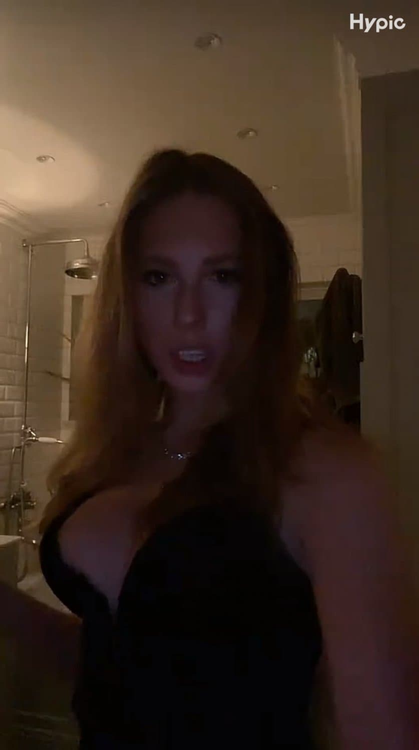 Swedish teen on dating app with big tits