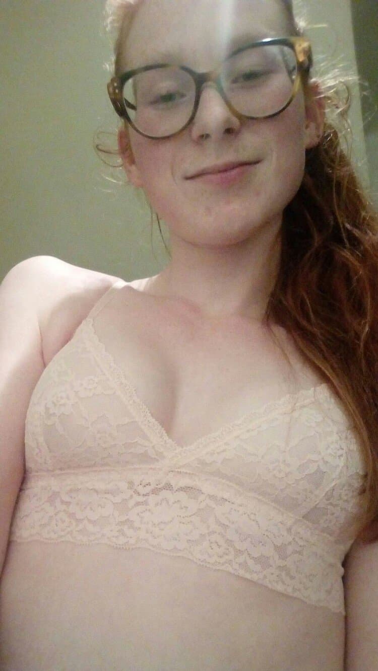 Nerdy Hairy Redhead Slut Lisa Loves Cock