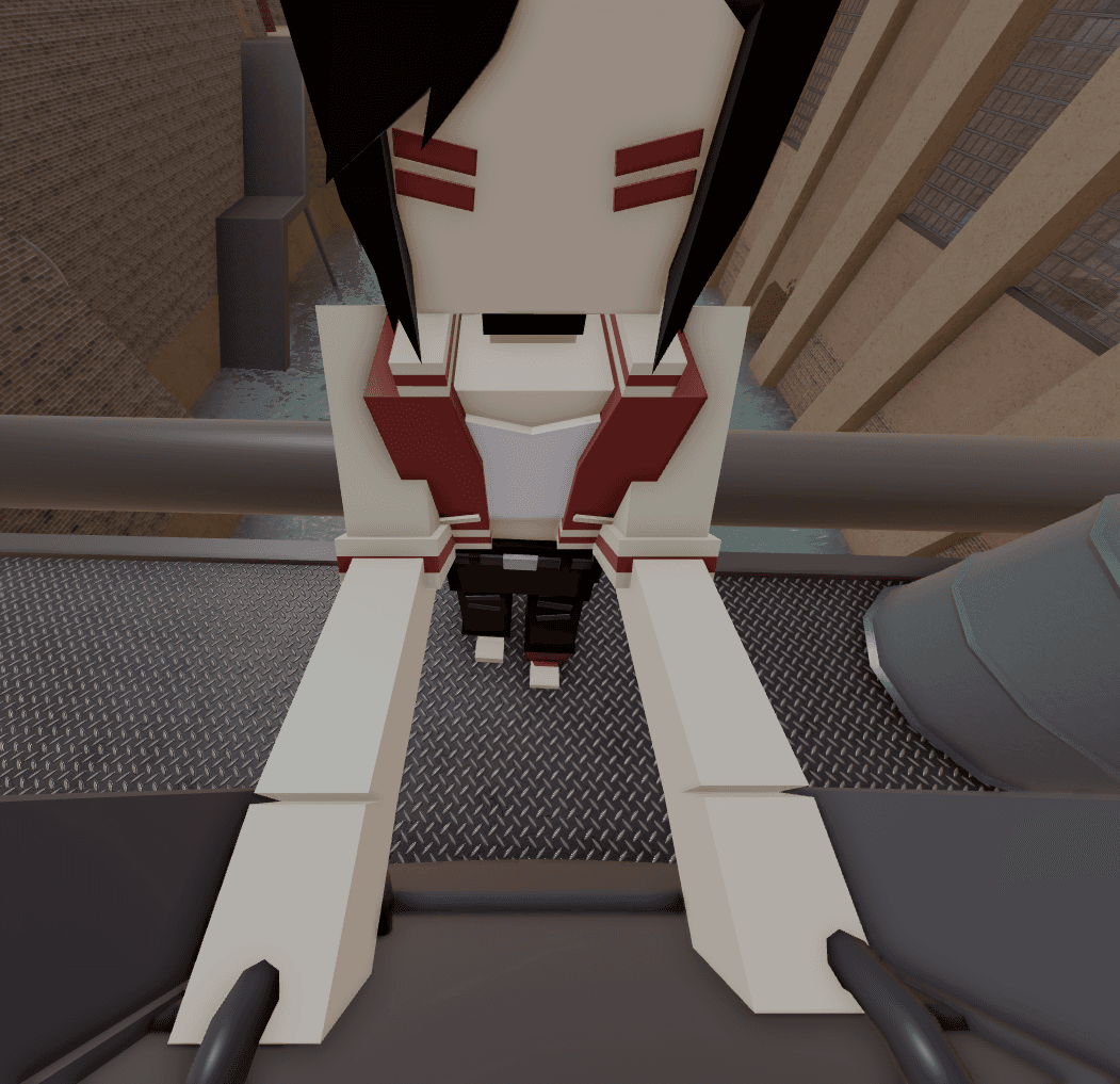 Someone create a video of this image? Bad Business Punk Business girl roll up sleeves and boobs