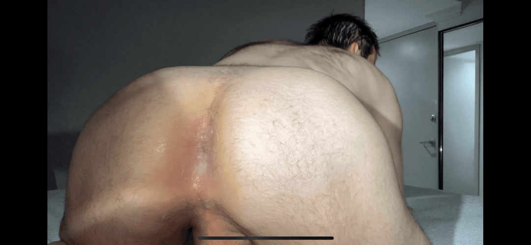 Tight asshole eating 15 inch dildo