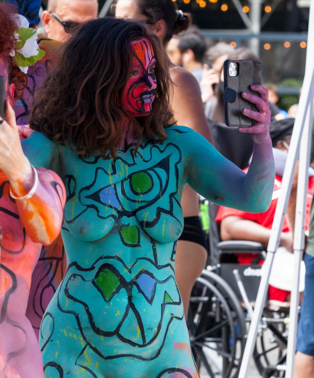 Body painting day in NYC