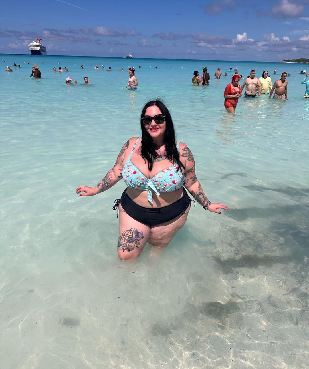 Big tits bbw goth slut Nicole fat chubby cum slut