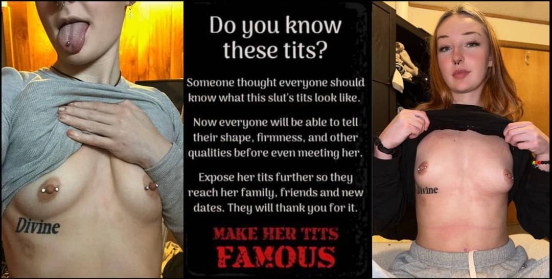 Look at this dumb clown fuck toy bitch is so dumb and stretched out she begs for cock