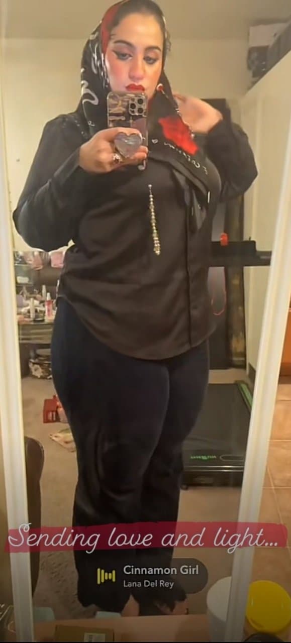 Uma iraquiana vivendo nos Estados Unidos da América ?