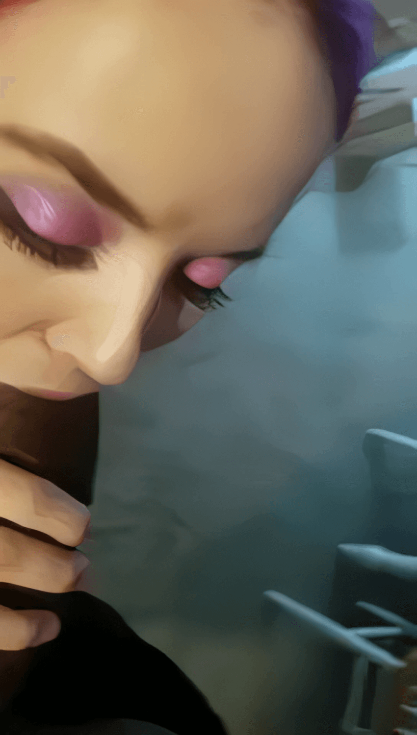 Neon Hair BBC girl Genevieve Fairbanks all 3 clips with ashuraleingod