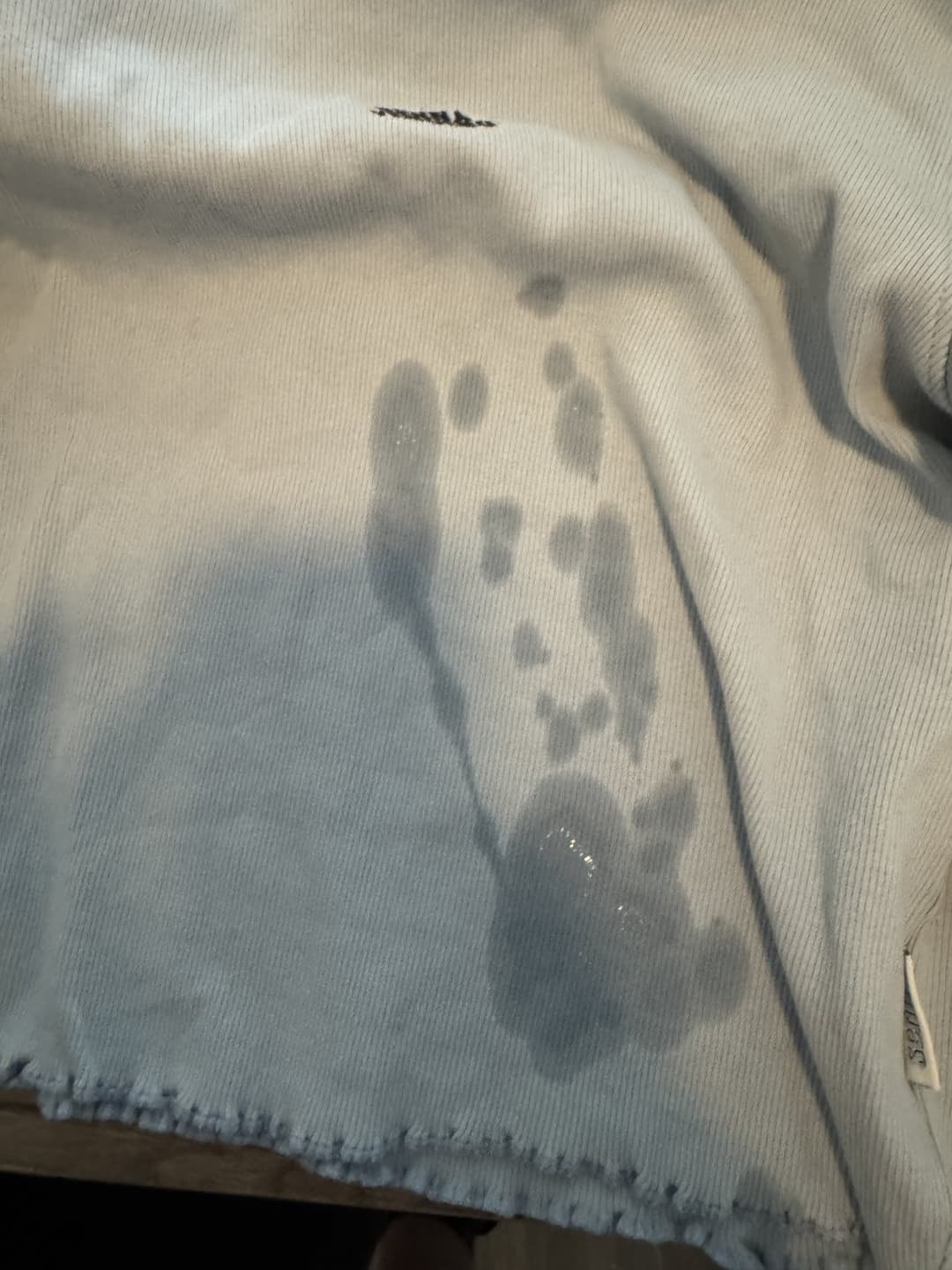 Mayte Cum on her clothes