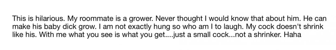 My Roommate is a Grower