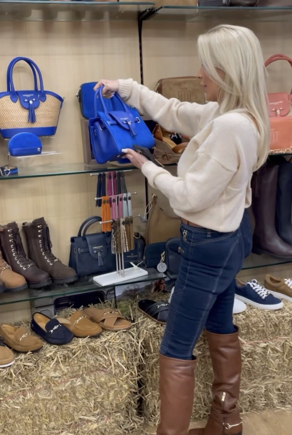Rachel Lugo - Brown Knee High Leather Boots