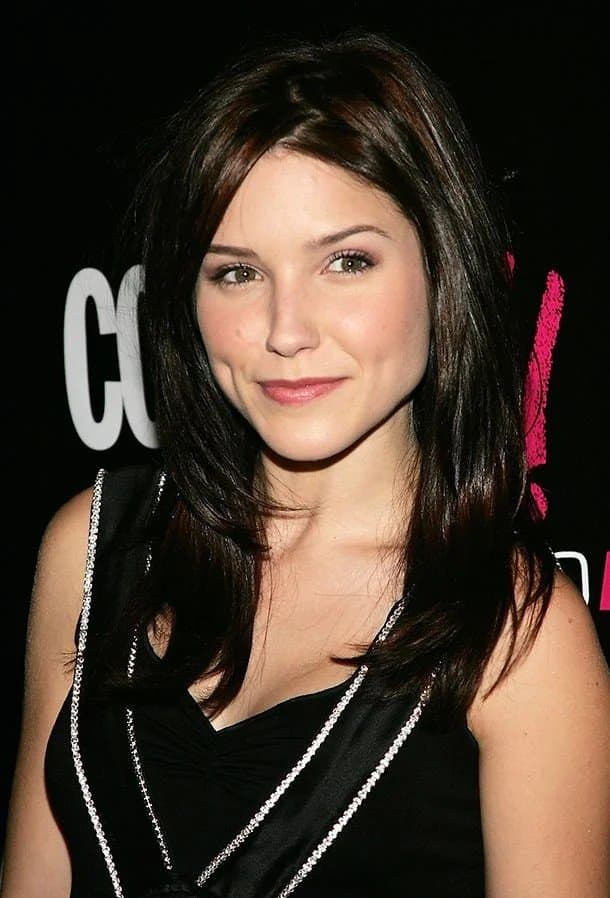 Dark eyed sexy lesbo actress Sophia Bush is perfect slutty goon material