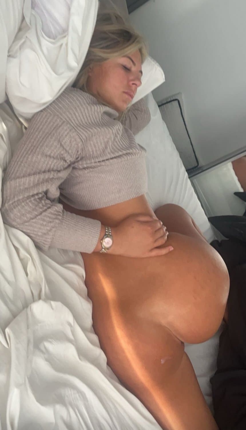 Blonde Dior neckless slut