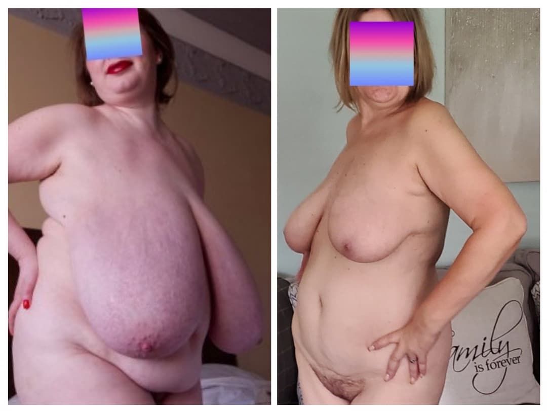 COLLAGE side by side comparison with some of the BIGGEST BOOBS and asses