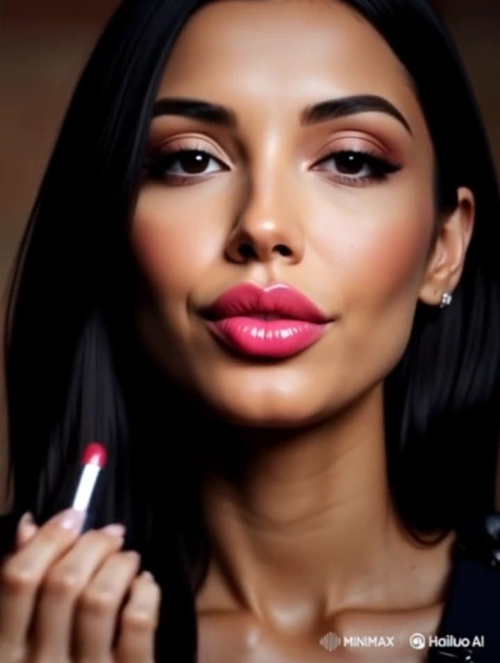 Enlarged lips for tight blowjob