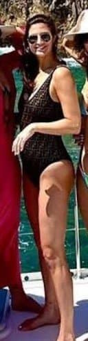 News reporter Kaitlan Collins shows off her slutty bikini beach body and a whore fuck me mouth