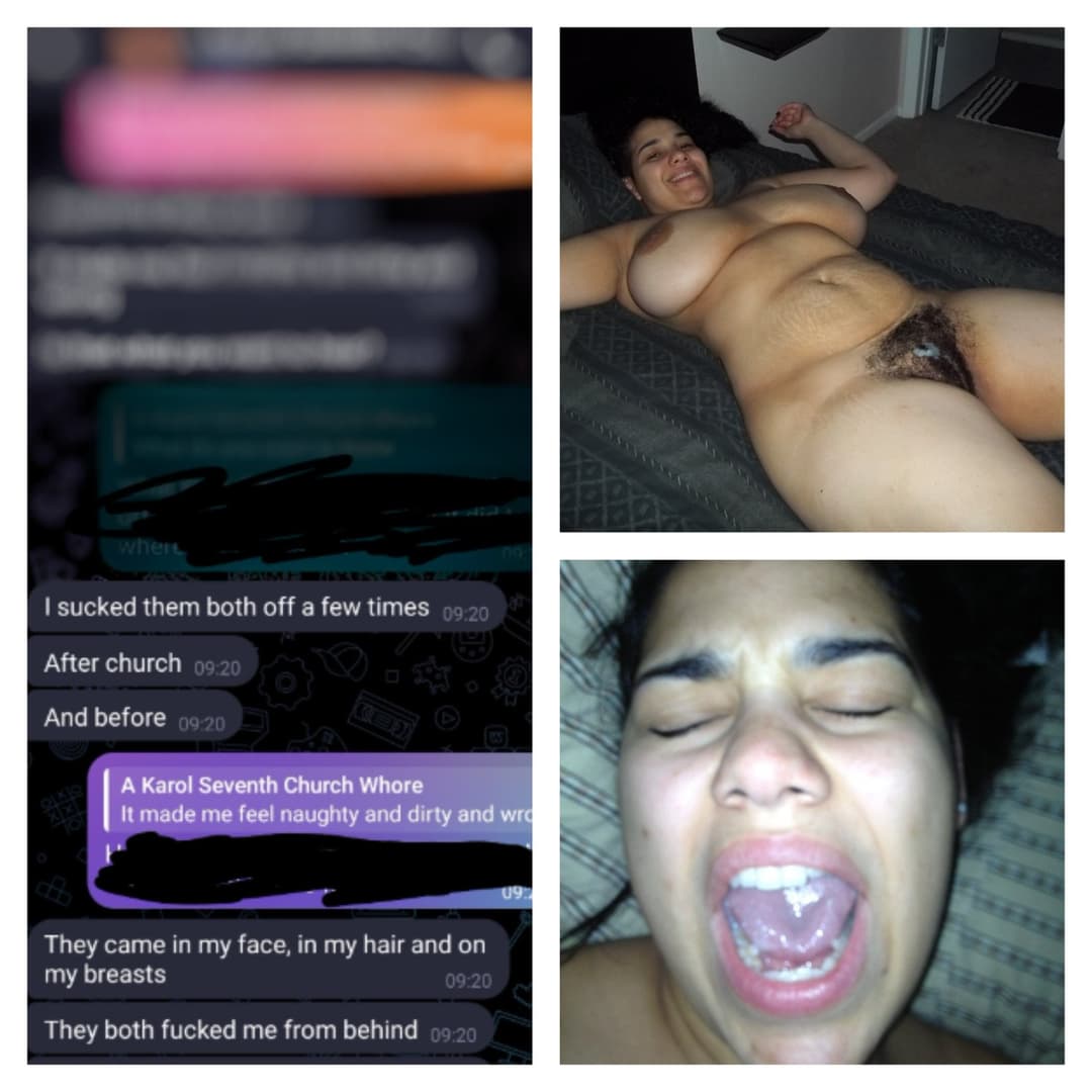 Church Slut admits to being a whore and fucking two guys behind her husbands back at church