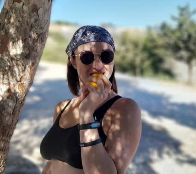 Saggy tits beauty Elena and her perky tits stunning friend Elena captured nude on Ukrainian beach