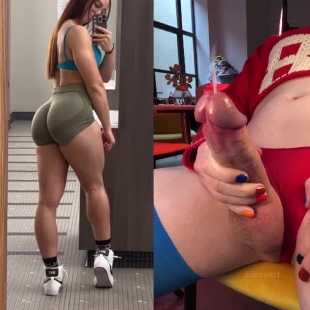 BABECOCK Muscle girl x tranny cumshot. Paolanicolerms x Alizevert